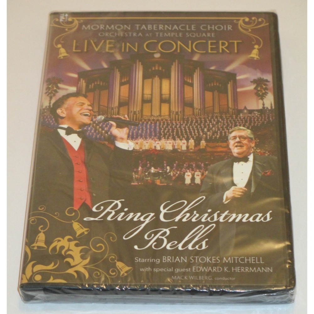 NEW Sealed Ring Christmas Bells DVD Mormon Tabernacle Choir Brian Stokes Mitche